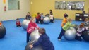 Aula com as crianças.